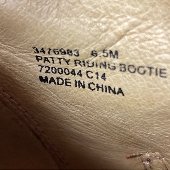 Frye Patty Ridding Bootie Redwood color leather - Picture 12 of 13